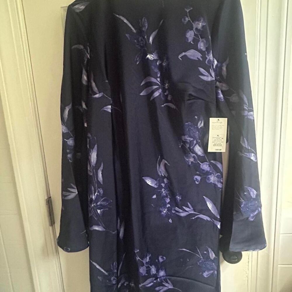 A-new-day Women's Navy and Blue Dress
